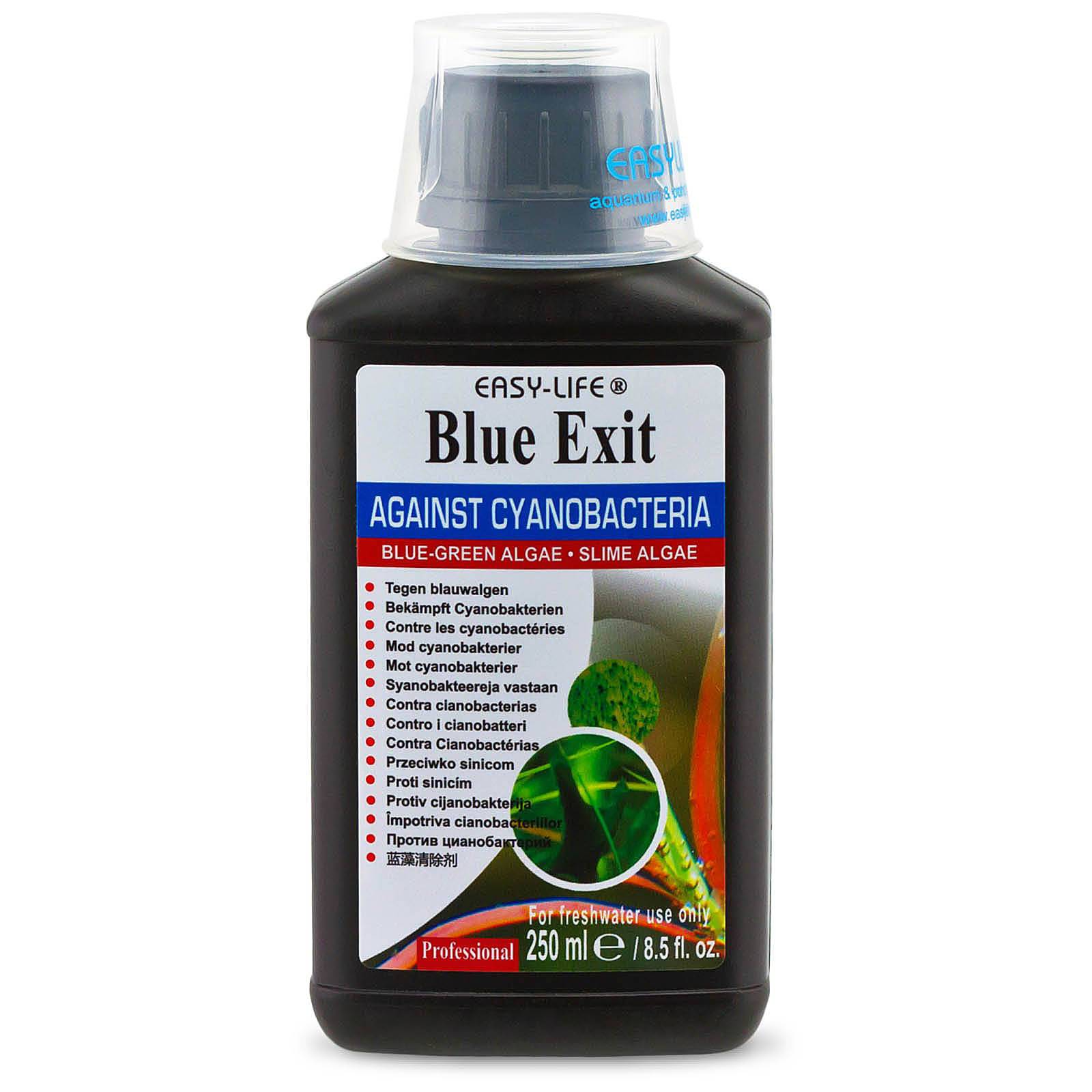 BLUE EXIT 500 ml sodný cyano MODRO-zelenej riasy, CYJANOBAKTERIE EKH