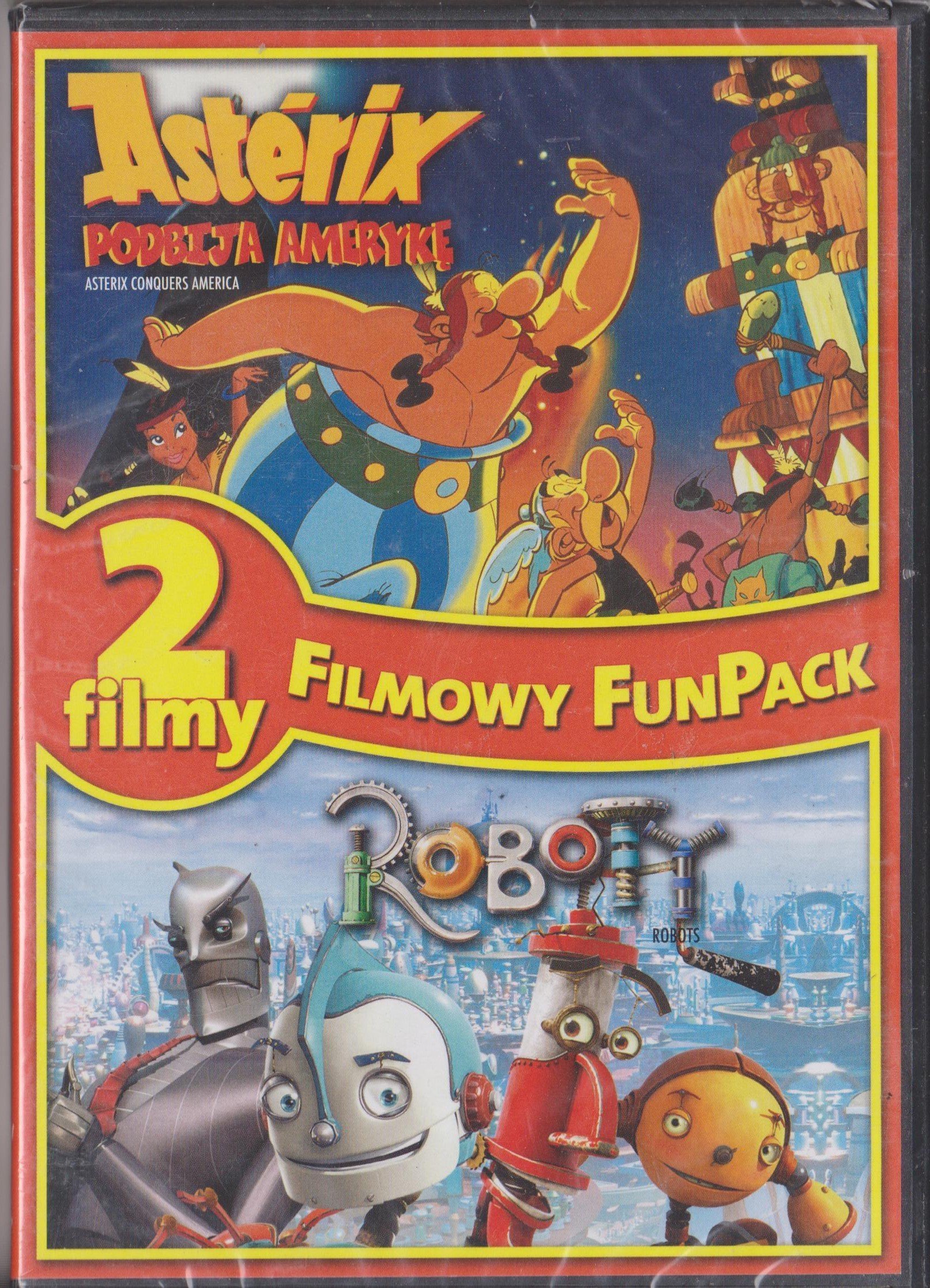 [DVD] Asterix Podbija Amerykę Roboty (folia)