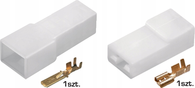 

Złącze kostka obudowa 1-krotna konektory E+j 6,3