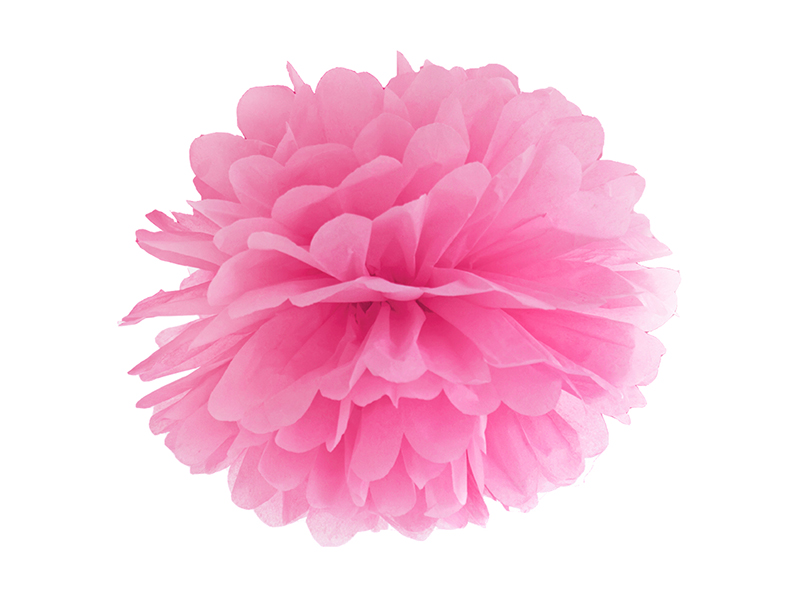 

Pompon bibułowy 35cm Różowy pompony dekoracja