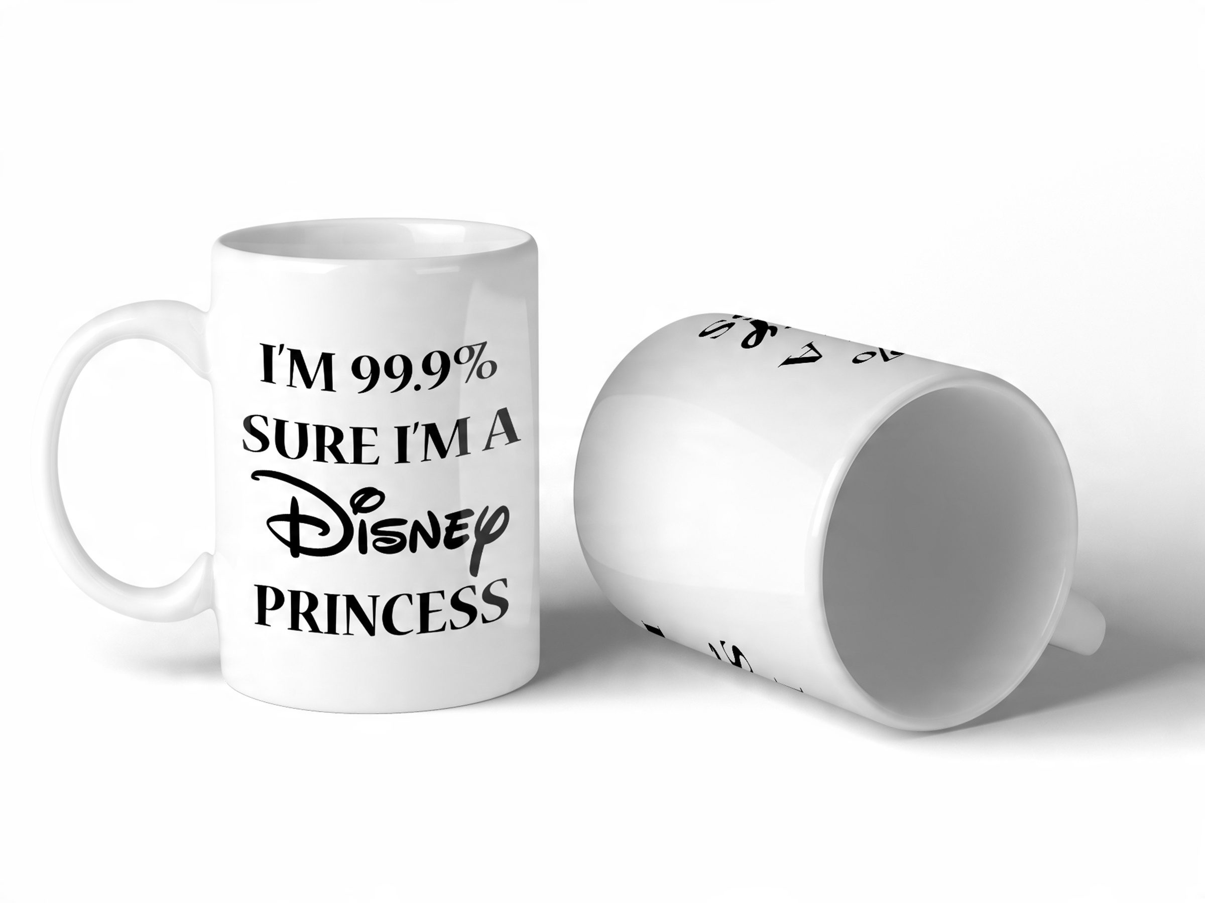 

Kubek Z Napisami Śmieszne Princess 330ml