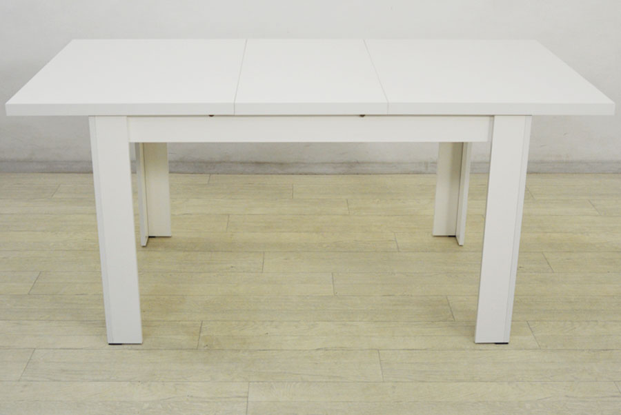 BIAŁY STÓŁ rozkładany 80x120x160 DO KUCHNI SALONU Kolekcja STÓŁ