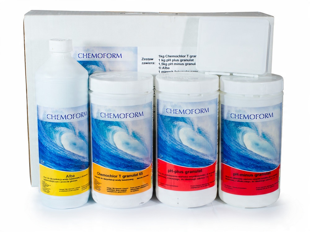 Početni set kemikalija za bazene 5u1 Chemoform Šifra proizvođača UN5569303-16