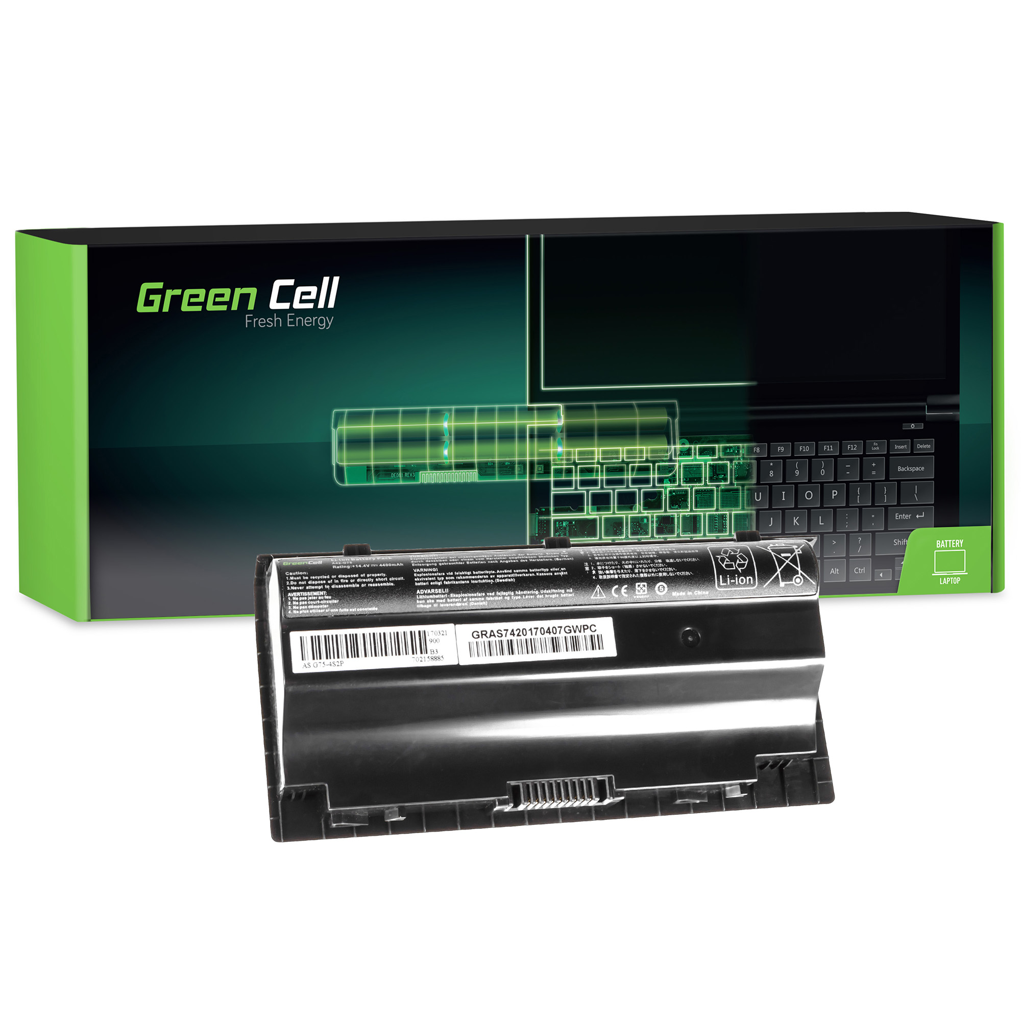 

Bateria A42-G75 do Asus G75 G75V G75VW G75VX