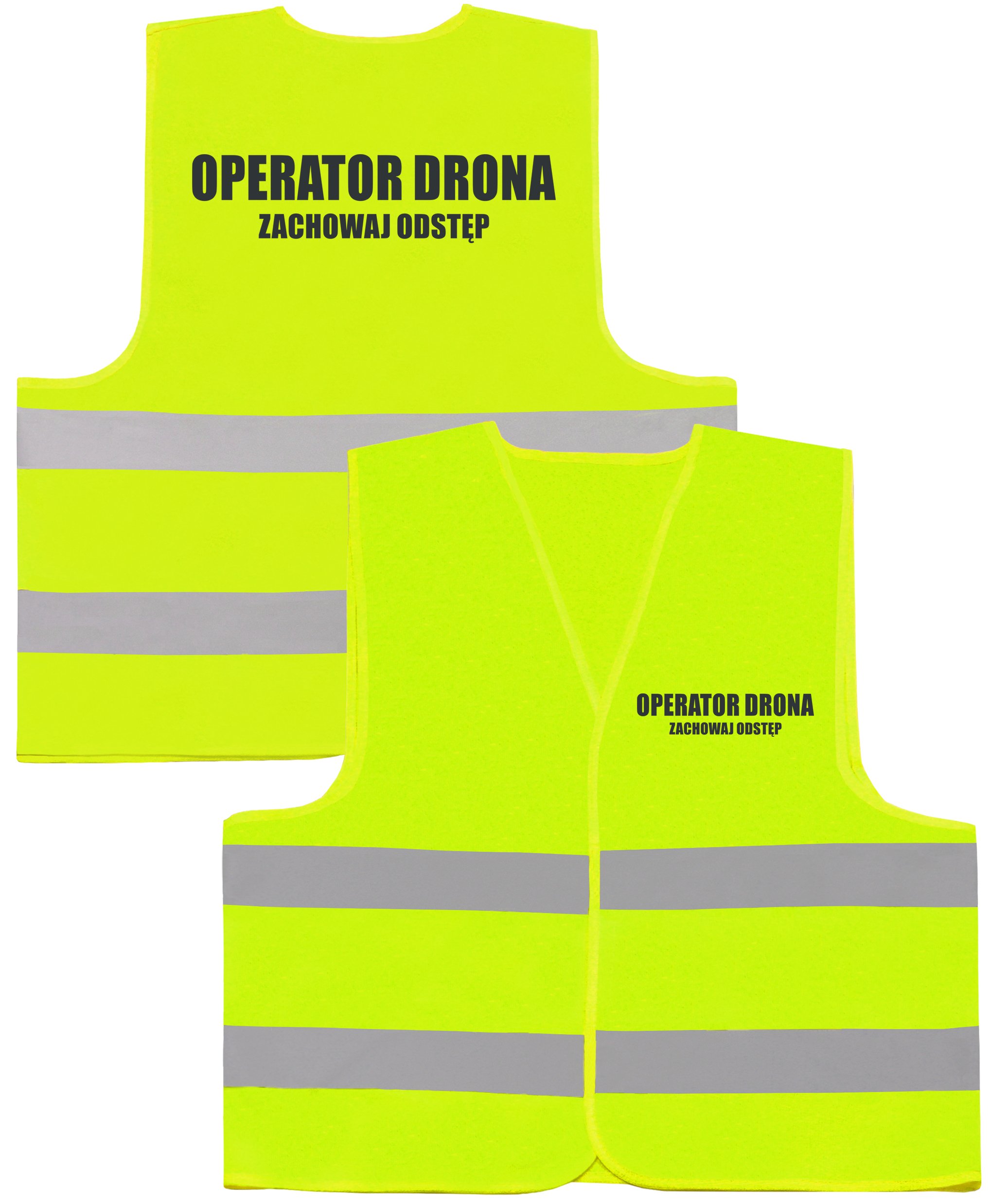 

Seledynowa Kamizelka Ostrzegawcza Operator Drona