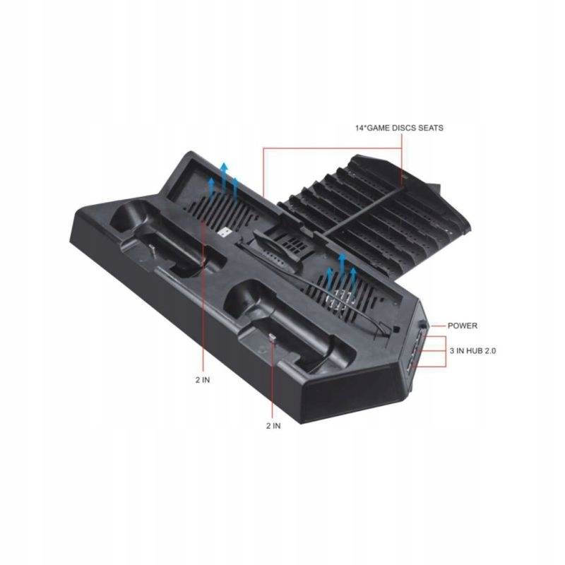 PODSTAWKA CHŁODZĄCA STOJAK DO PS4 PS4 SLIM PS4 PRO EAN (GTIN) 6958201804160