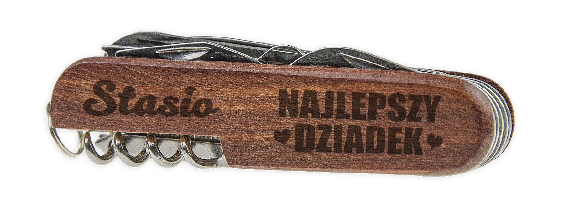 SCYZORYK SUPER DZIADEK Z IMIENIEM GRAWER PREZENT Liczba dodatkowych narzędzi 9