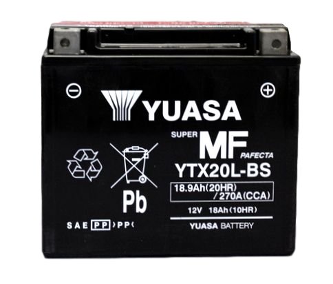 YTX20L-BS - YUASA YTX20L-BS 12V 18.9 AH 270A ЗАПУЩЕН !!!