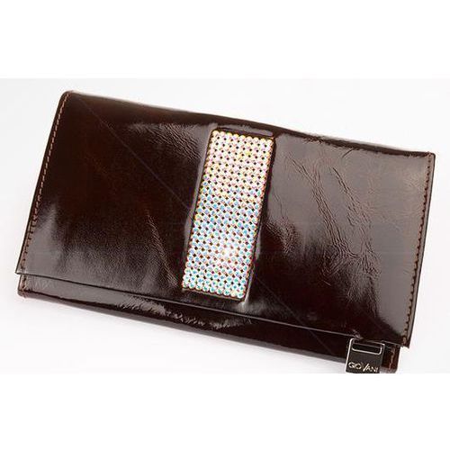 

Swarovski Giovani portfel damski CV-240 skóra brąz