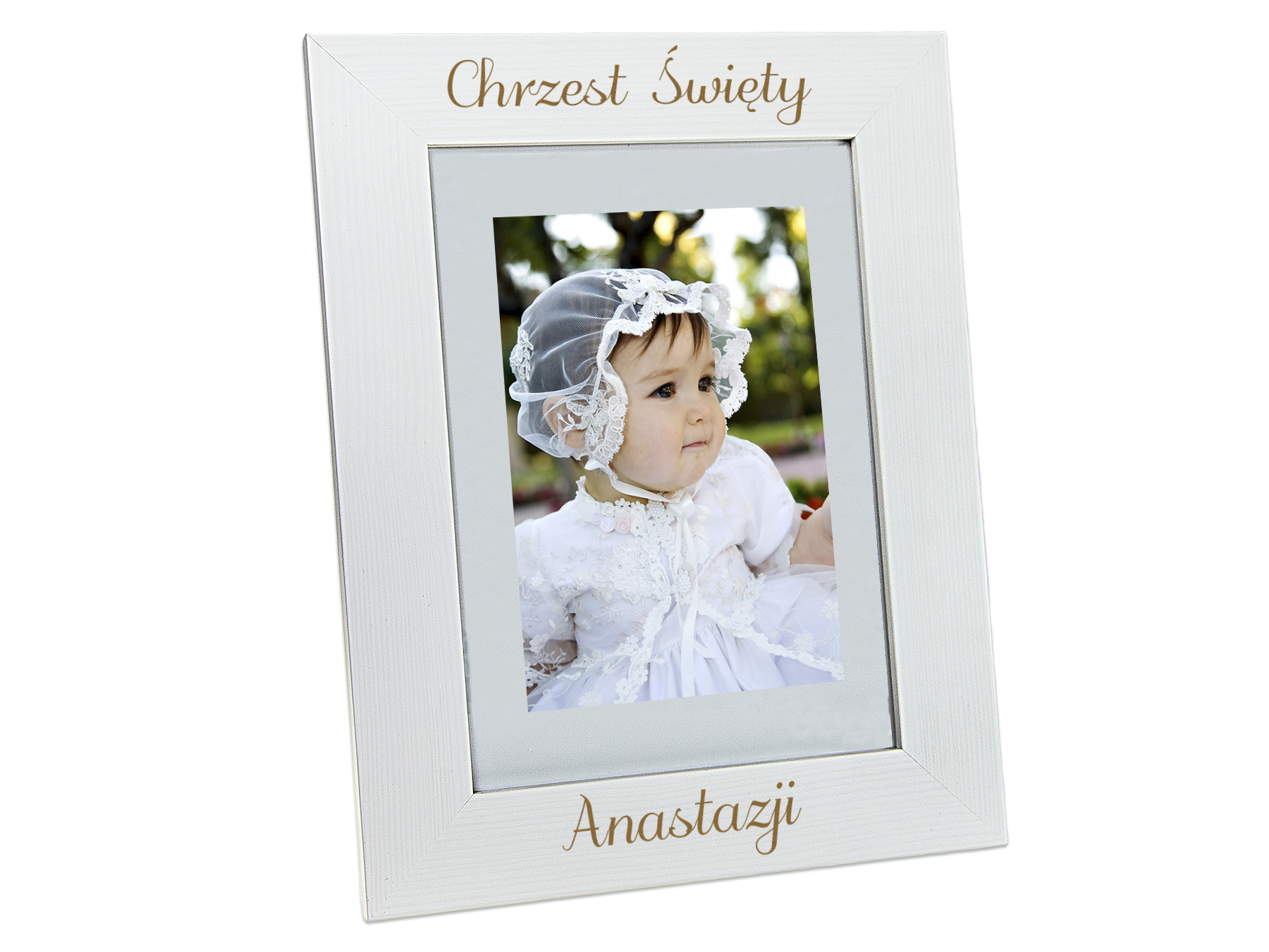 

Ramka Na Zdjęcie Prezent Na Chrzest + Imię 15x21
