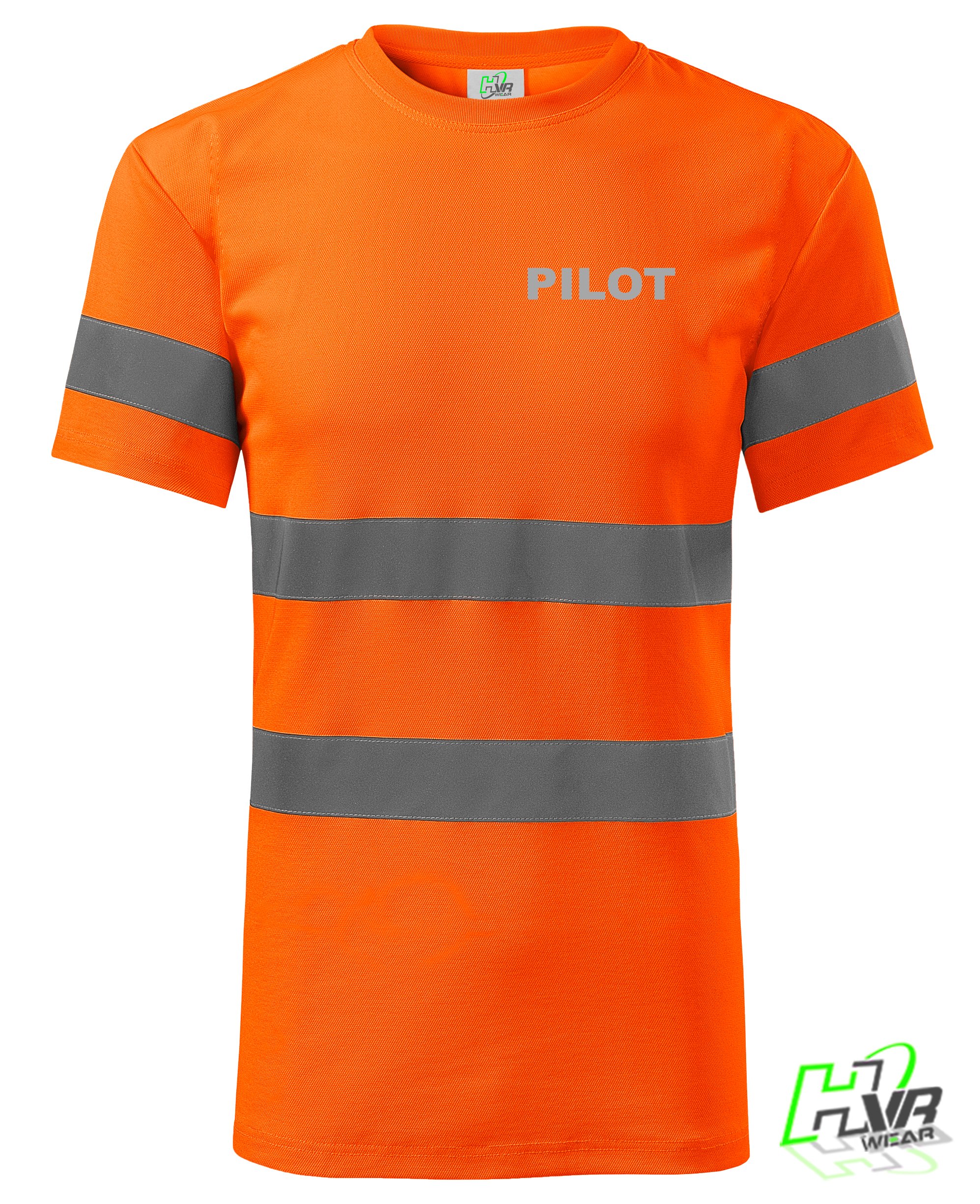 WIDOCZNA ODBLASKOWA KOSZULKA POMARAŃCZOWA wz PILOT Marka Odblaskowo