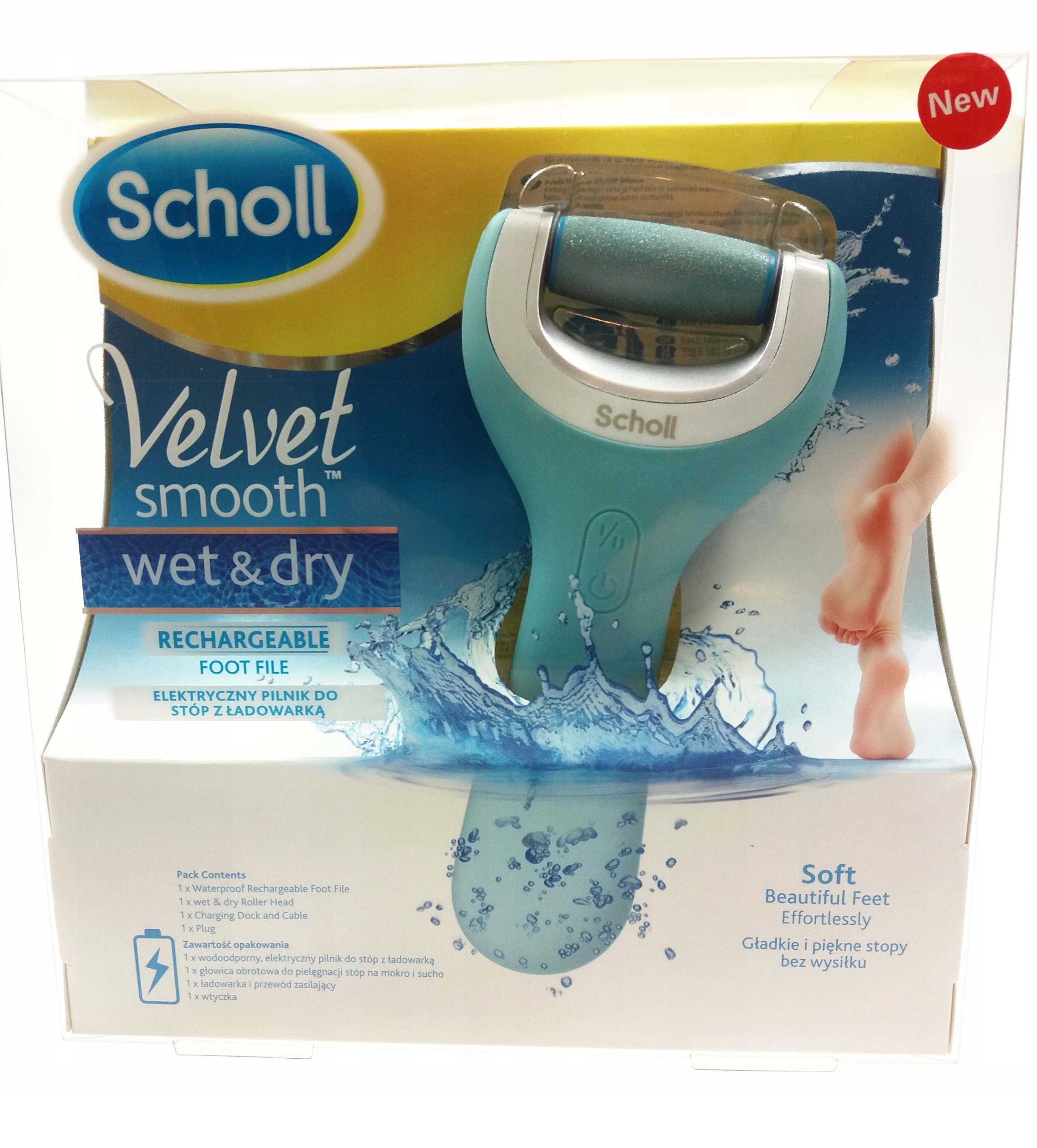 SCHOLL VELVET WET ZESTAW PILNIK DO STUP I PAZNOKCI 7539793365