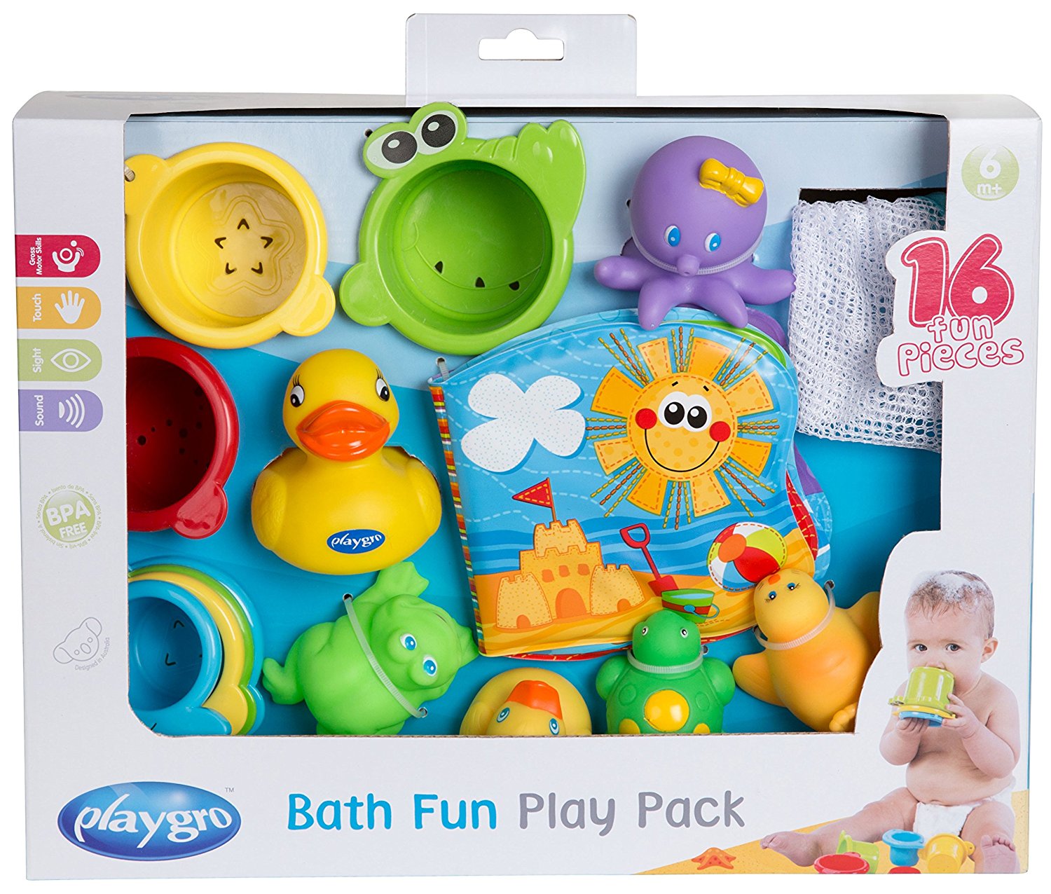 Zabawki Do Kąpieli Zestaw Playgro 3m 7237711985 Oficjalne