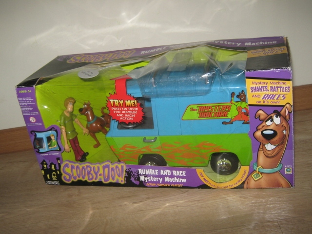 Scooby Doo Auto Mystjedzie Dzwiek Figurki Nowe 7684260211