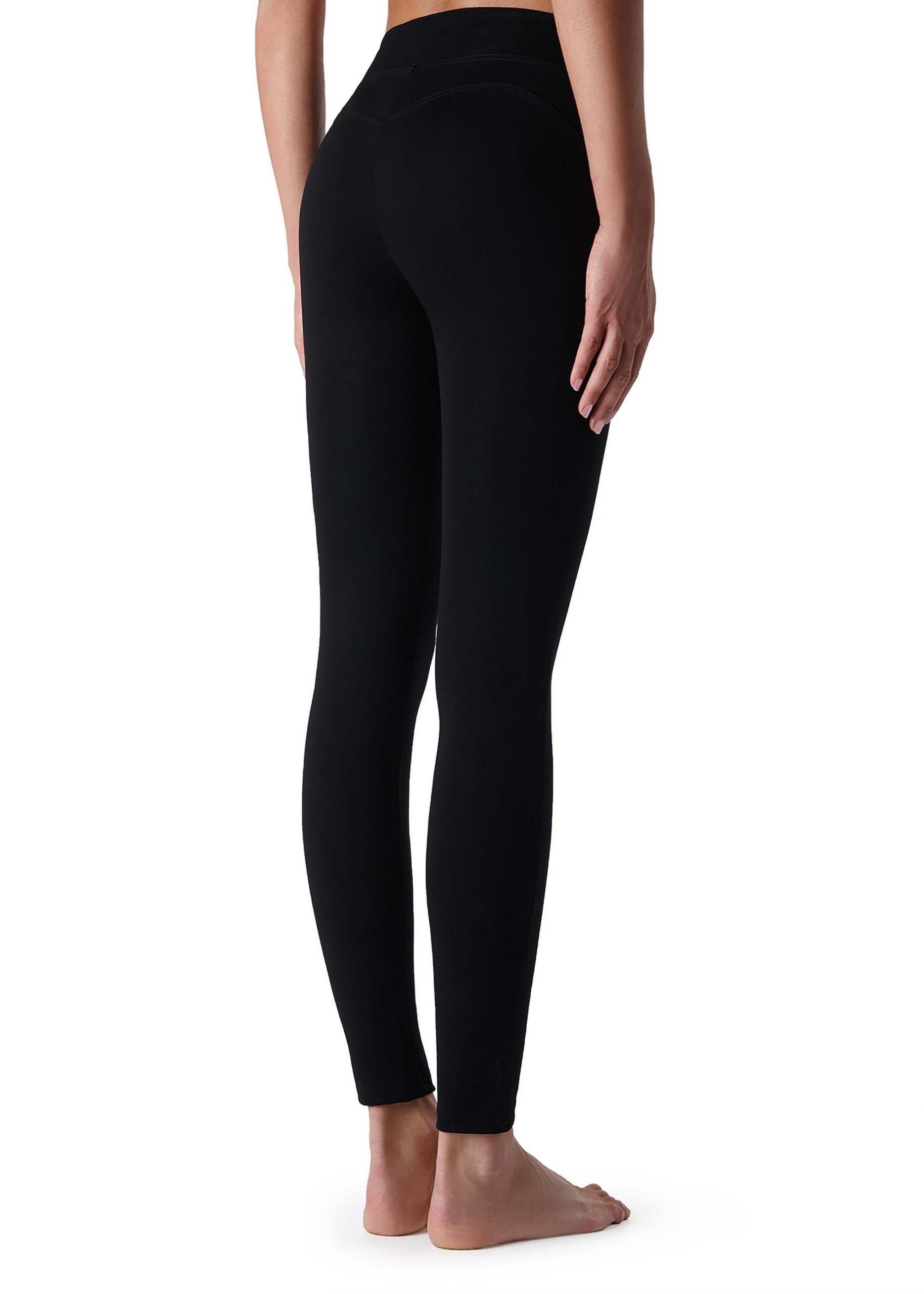 Calzedonia Womens Thermal Total Shaper Leggings, S, Black: Buy