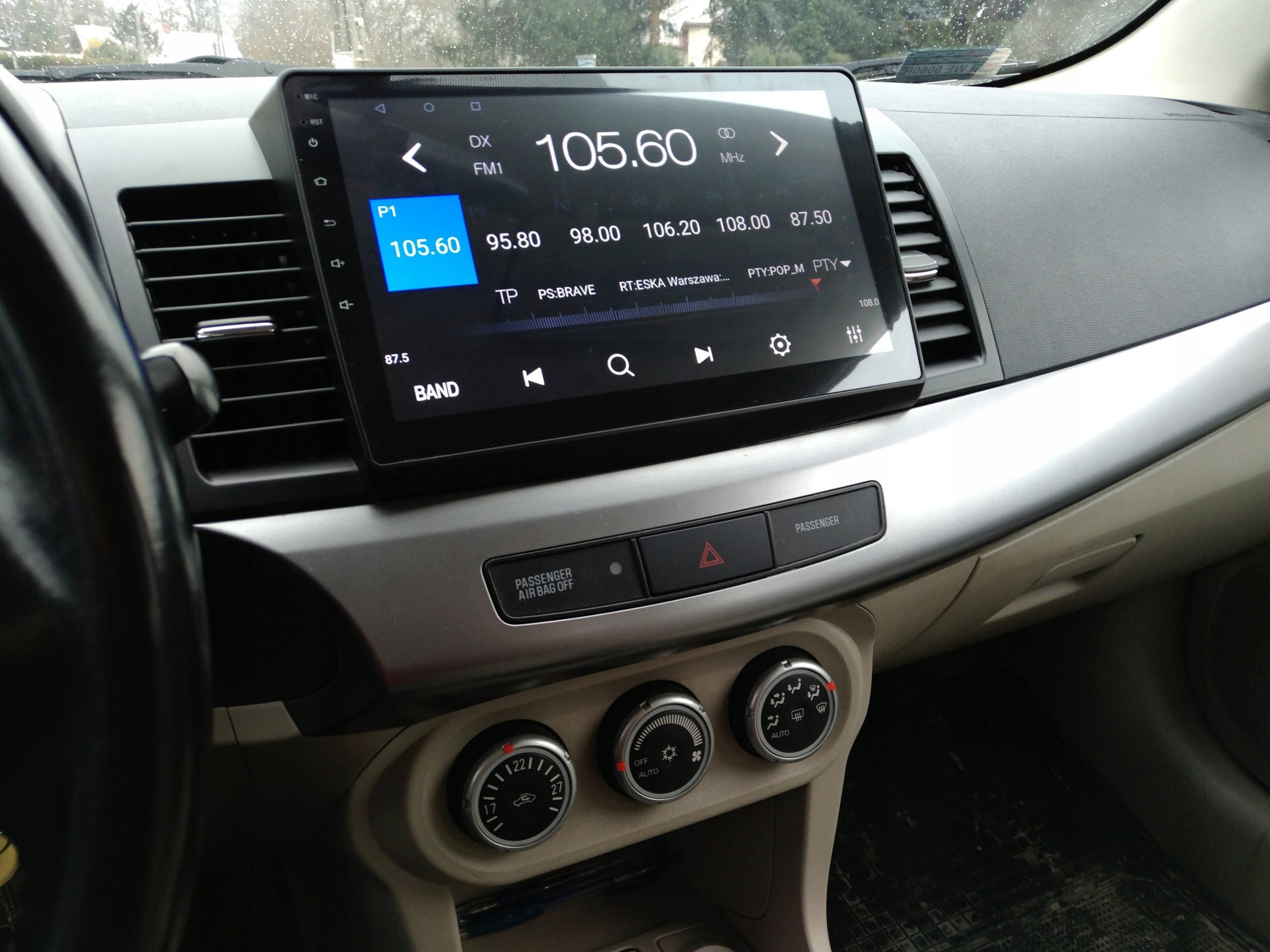 Radio nawigacja Mitsubishi Lancer X Android 10.1
