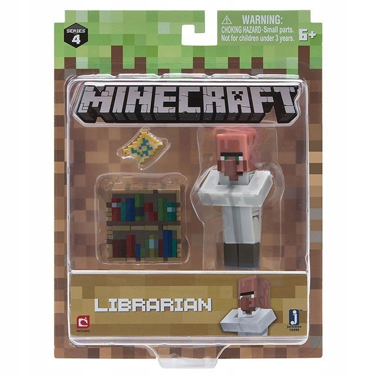 Zabawka Figurka Minecraft Bibliotekarz 7628510926 Oficjalne Zabawka Figurka Minecraft Bibliotekarz 7628510926 Oficjalne