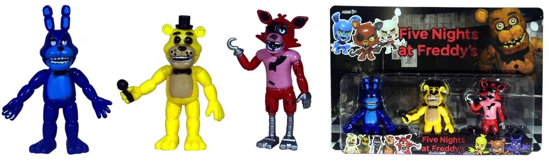 Bonnie Gold Freddy Foxy Zabawki Fnaf Five Night At 7511366566