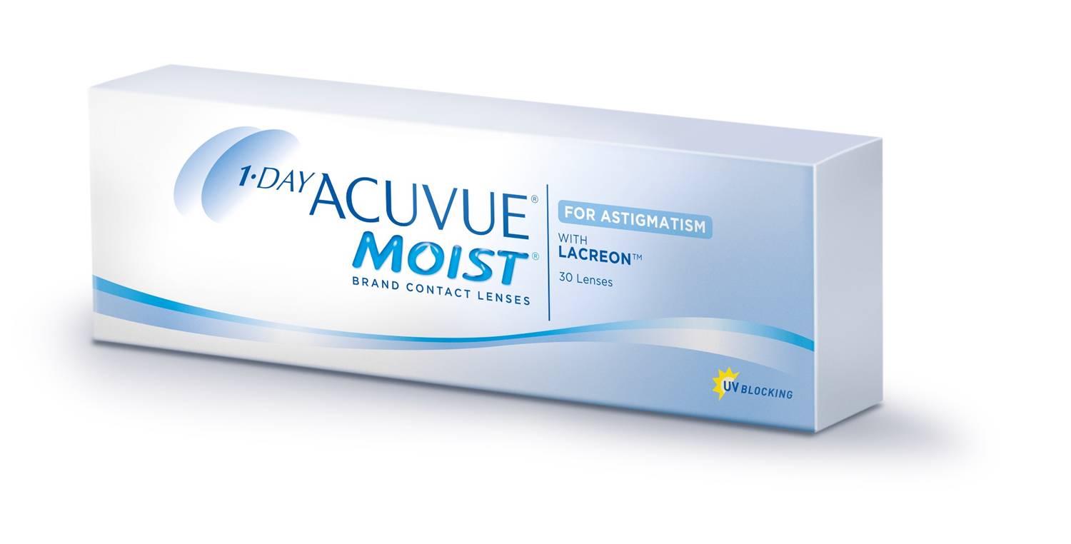 Acuvue 1Day Moist Astigmatism Oś 110 Moc+0,75 24H