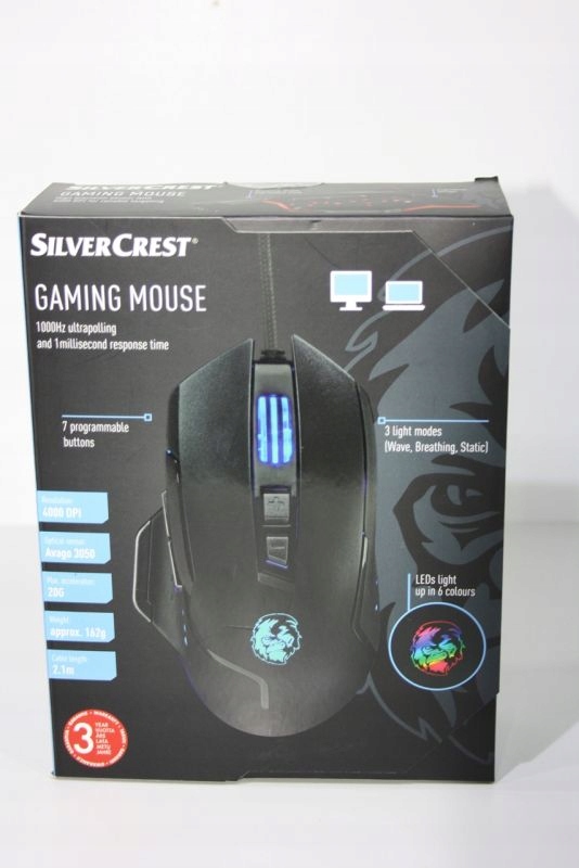 SILVERCREST GAMING MOUSE 7750636893 oficjalne archiwum allegro