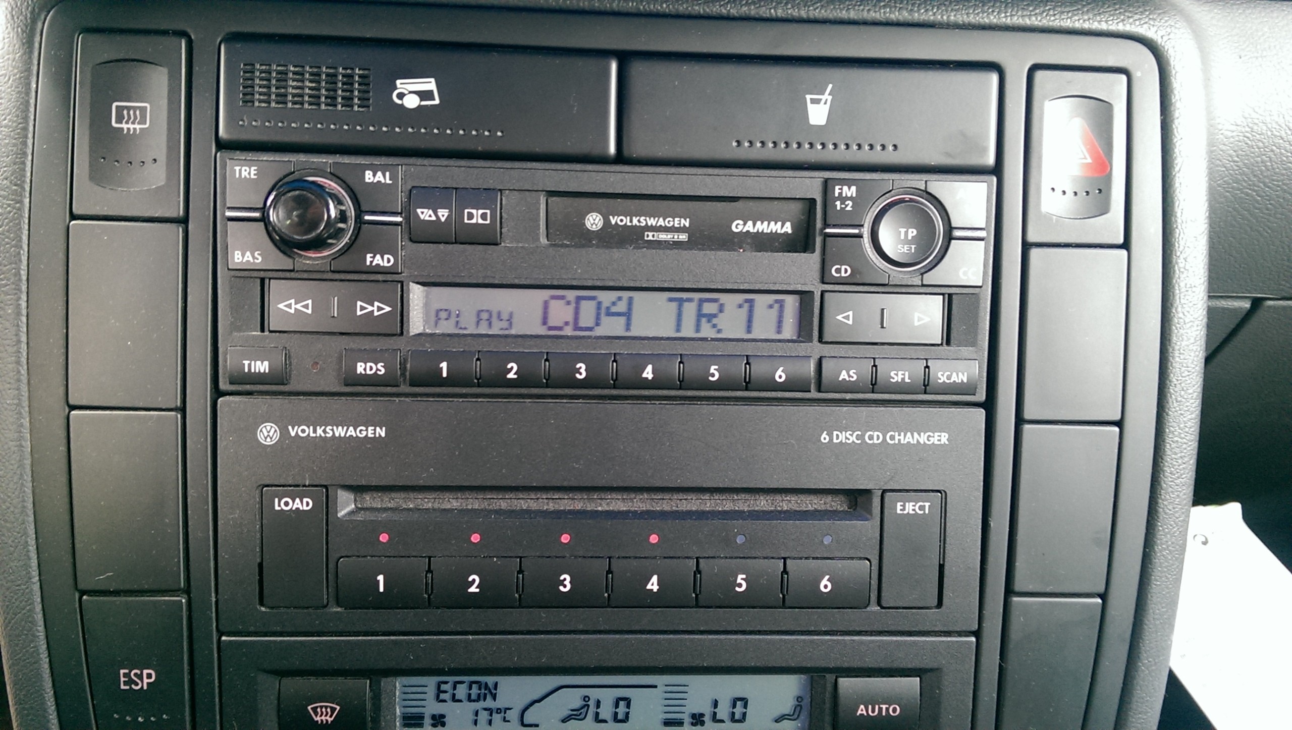 Radio Cd Vw T Sharan Golf Passat B Polo Lupo