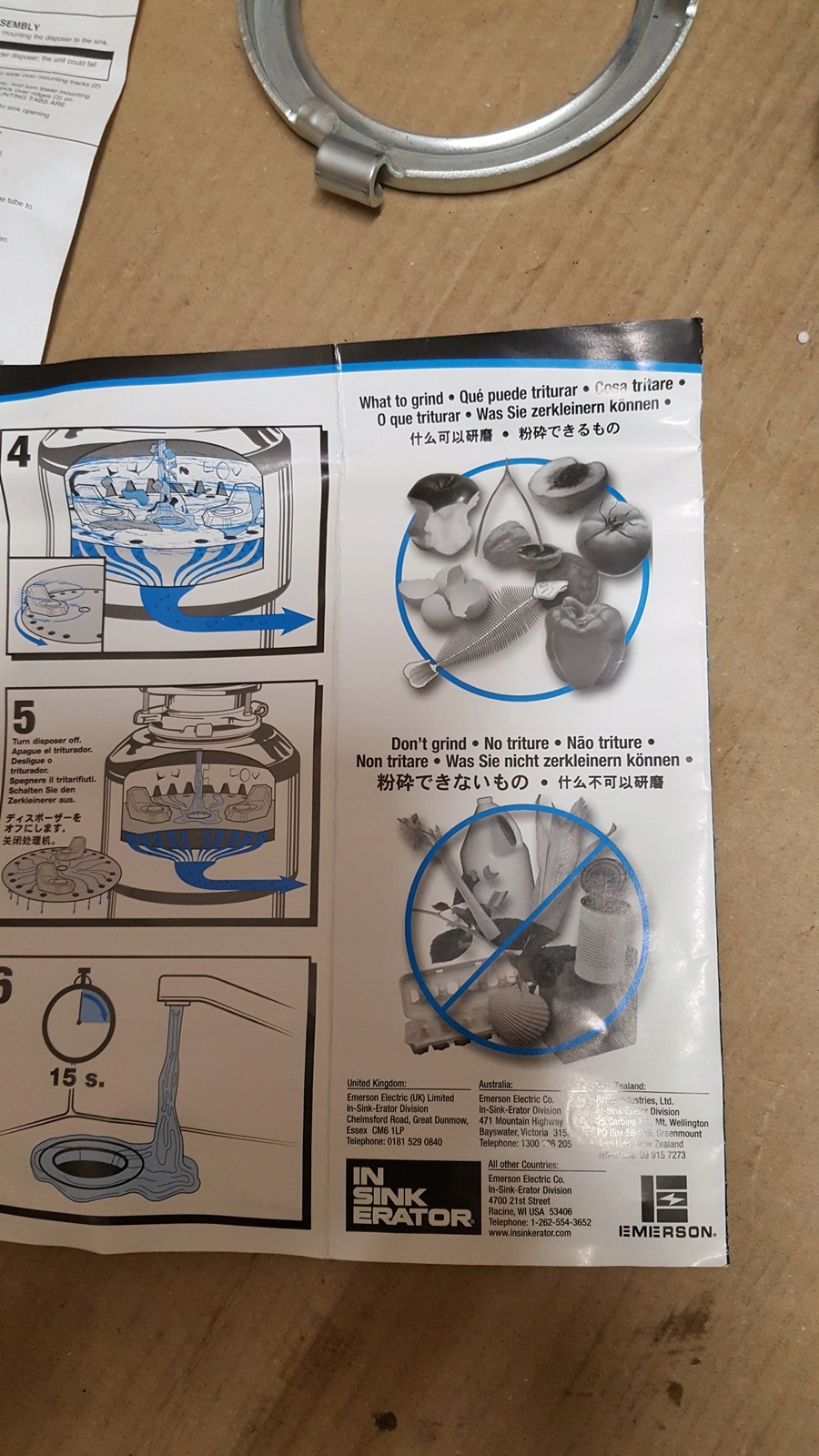 Młynek do odpadów INSINKERATOR Model 55 Rozdrabnia 7461241383