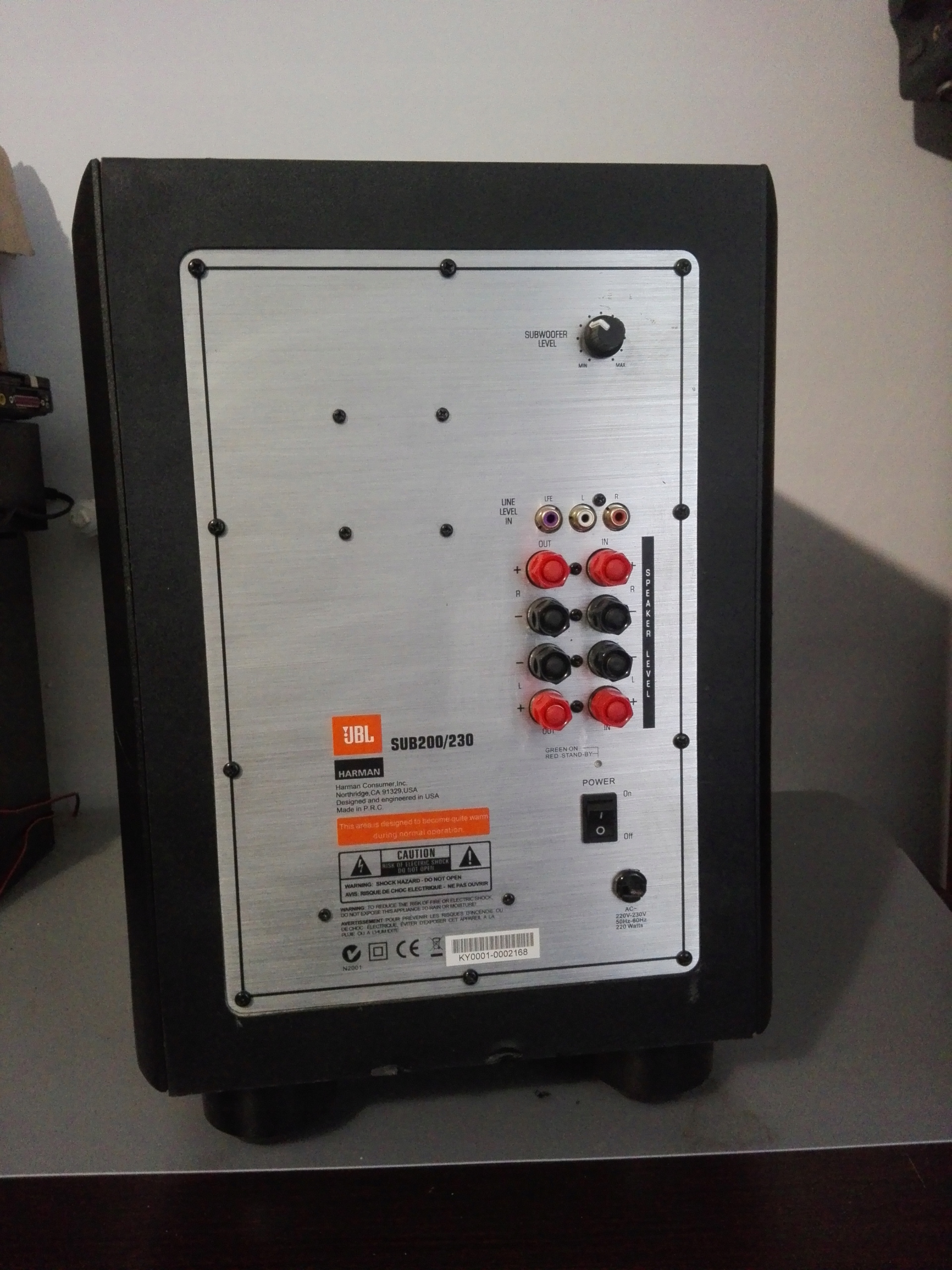 Subwoofer Aktywny JBL SUB 200/230 7693907894 oficjalne archiwum allegro