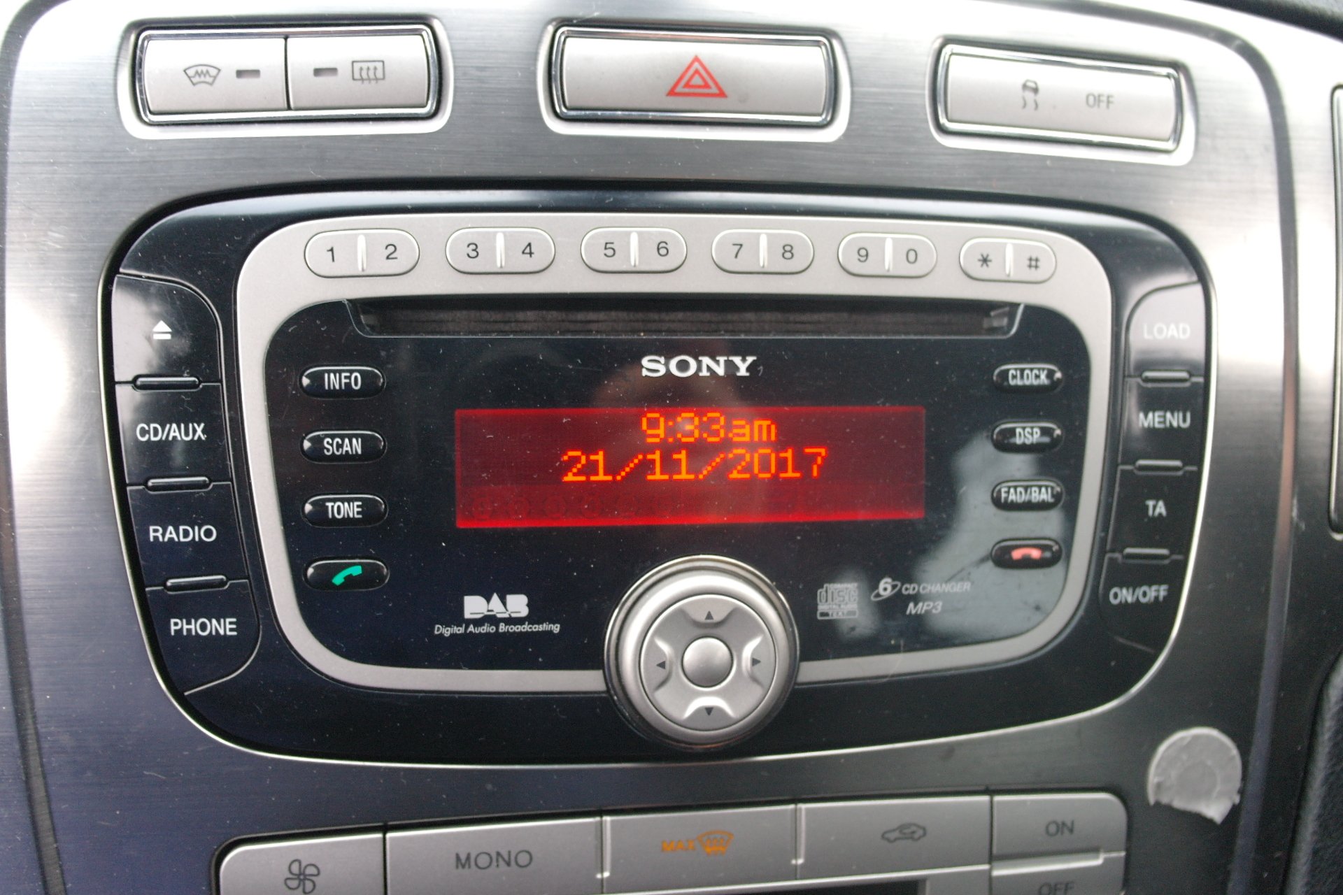 RADIO CD MP3 SONY FORD MONDEO MK4 7057158272 oficjalne archiwum allegro