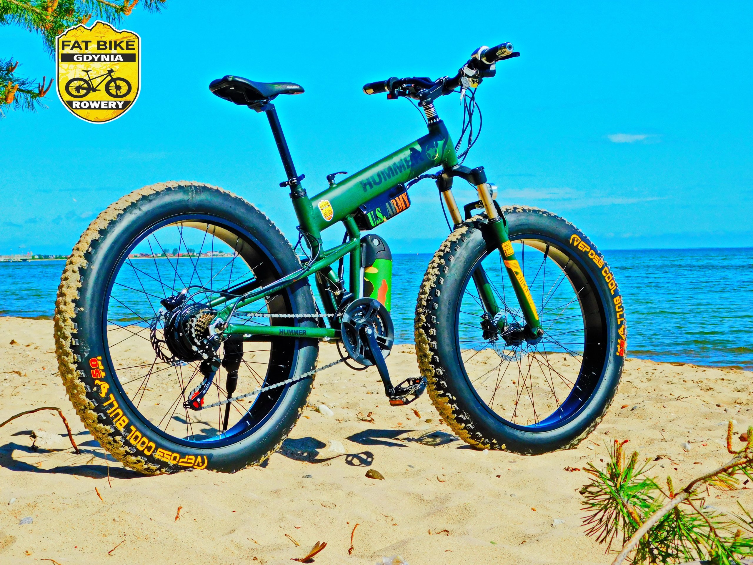 HUMMER Rower ELEKTRYCZNY FAT BIKE GDYNIA 500WAT 7078403496