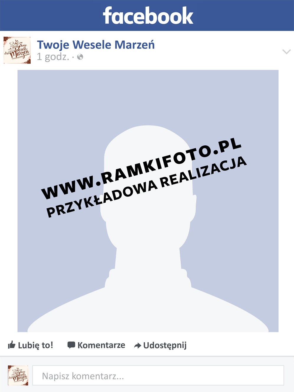  FOTO RAMKA INSTAGRAM FACEBOOK NA WESELE EVENT 