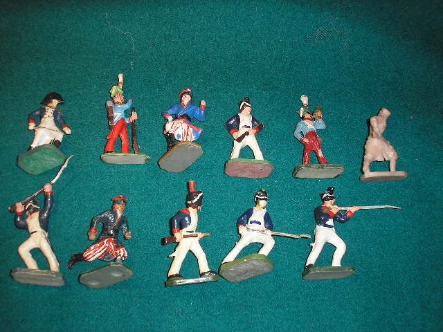Figurkiżołnierzyki Epoka Napoleońska 11 Szt Z Prl Figurkiżołnierzyki Epoka Napoleońska 11 Szt Z Prl