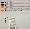 фото mini №2, Set bit keys bosch 43 pcs pro - mix tips nozzles