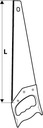 фото mini №5, Saw cover 500 mm 7 tpi ptfe neo tools 41-021