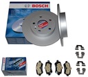 Диск сцепления тормозная 2szt+тормозные колодки, колодки bosch 0986478884+09864946542, купить в Украине