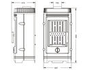 фото mini №3, Stove cast iron invicta 97 x 51 x 41 centimeters