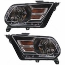 Ford mustang 2010-2012 фара фара левая перед черная с хром, хромом1, цена в Украине