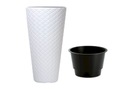 фото mini №3, Flowerpots matuba with cartridge effect wicker 3 pcs.