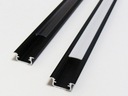фото mini №2, Profile to plume led backlight anodized black type b 2m