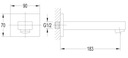 фото mini №11, Ecostat e shower mixer thermostatic element external 155 x 155 m