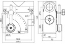 Клапан гидравлический регулятор przeplywu dzielnik al-fcv 1/2" 60l/min+skala5, с разборки недорого