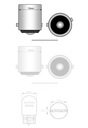 2in1 led daylight and indicator drl py21w6, купить недорого