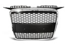Решетка audi a3 8p 05-08r rs-type хром, хромом black1, цена в Украине