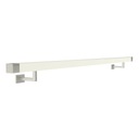 фото mini №5, Handrail wall-mounted wooden 40x40 540cm white inox
