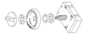 Переключатель обогрев webasto at2000stc 1322581a3, купить с разборки