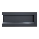 фото mini №3, Biofireplace black angular suspended delta left 1200+ glass aromatherapy