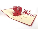 фото mini №1, 30 birthday card 3-door for a gift birthday impreza happy birthday pop up wow