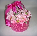 фото mini №4, Flower box flowers in a box beautiful for a gift decoration in a box pink color