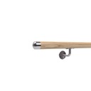фото mini №5, Handrail wall-mounted to the wall wooden fi42 42mm 150cm oak painted