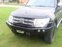 Mitsubishi pajero 4 бампер перед металлический сталь6, купить недорого
