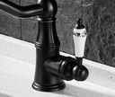 фото mini №6, Washbasin faucet freestanding retro royal black matte